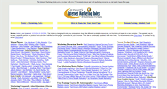 Desktop Screenshot of internetmarketingindex.com