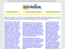 Tablet Screenshot of internetmarketingindex.com